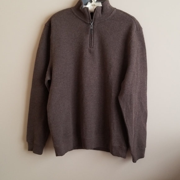 Men's Tasso Elba Brown Pullover Sweater NWT - Picture 5 of 6